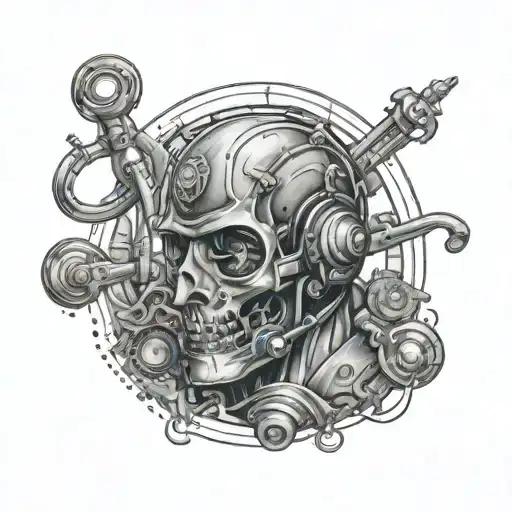 surgeon surrounded tattoo design idea