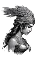 Athena tattoo design idea