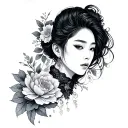 Korean tattoo design idea
