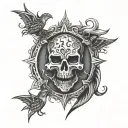 fear none tattoo design idea