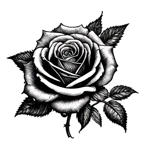rose tattoo tattoo design idea