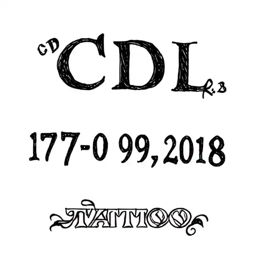 "CDL 07-09-2018" wedding ring finger tattoo design idea