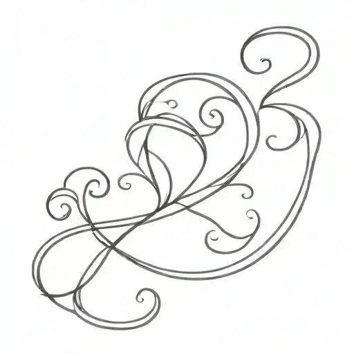 lowercase j with a heart tattoo design idea