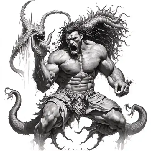 hercules kill hydra tattoo design tattoo design idea
