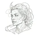 emotions representing mental tattoo design idea