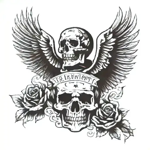 (Even though I walk through the valley of the shadow of death, I will fear no evil, for you are with me.) tattoo design idea