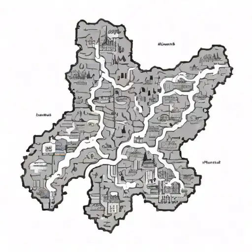 punjab map outline tattoo design idea