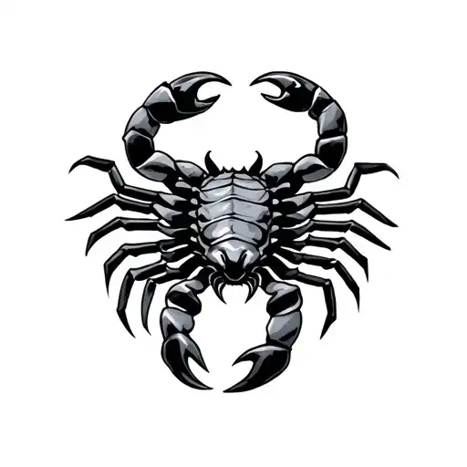 Scorpion And Lion tattoo design idea