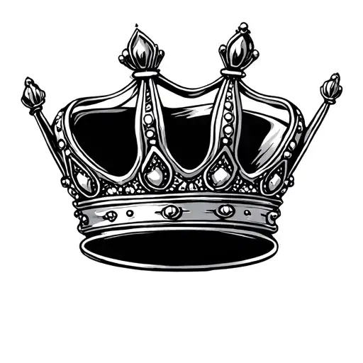 Princess Crown tattoo design idea