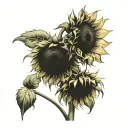 if van gogh's Sunflowers was a tattoo design tattoo design idea