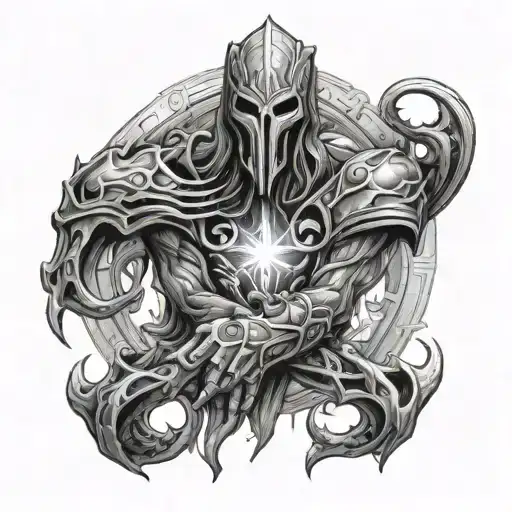 Elden Ring Starscourge Radahn tattoo design idea