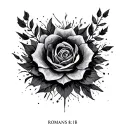 Romans 8:18 tattoo design idea