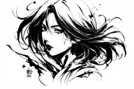 Blackout tattoo design idea