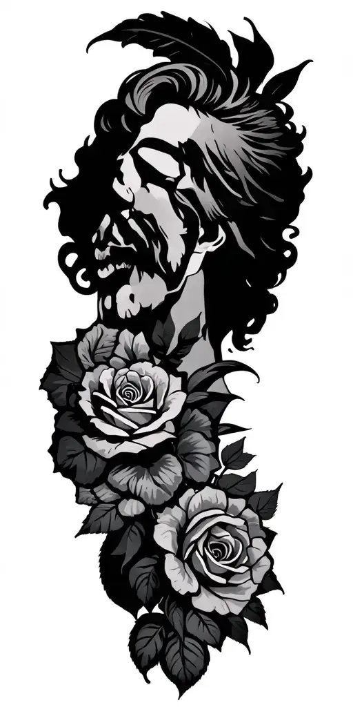 masculinity kindness tattoo design idea