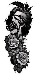 masculinity kindness tattoo design idea