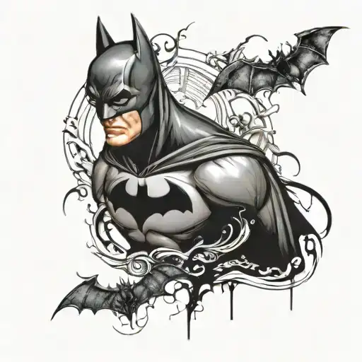 Batman Batman Batman tattoo design idea