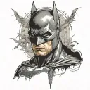 Batman Batman Batman tattoo design idea