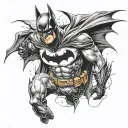 Batman Batman Batman tattoo design idea