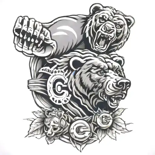 Chicago Bears tattoo design idea