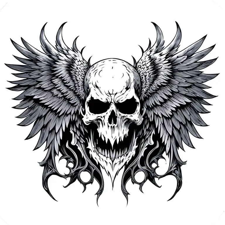 ailes tattoo design idea
