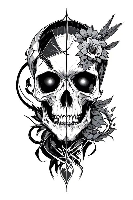 cyber sigilism tattoo tattoo design idea