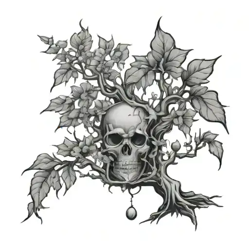 Poison Tree tattoo design idea