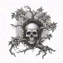 Poison Tree tattoo design idea