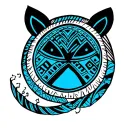 African tribal patterns tattoo design idea