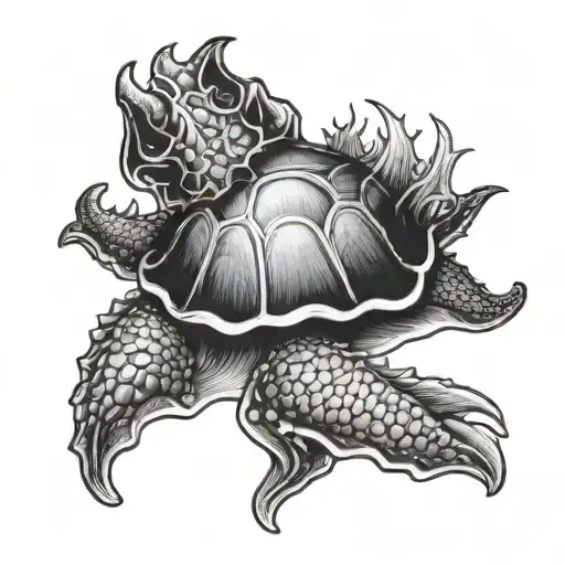 Shellback tattoo design idea