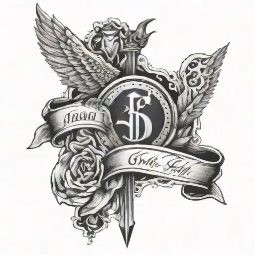 Isaiah 54 17 tattoo design idea