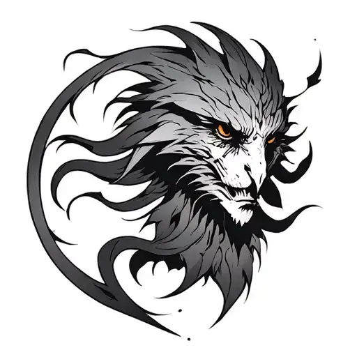 igris from solo leveling tattoo design idea