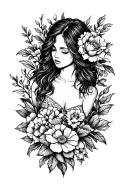 nothing lasts forever tattoo design idea