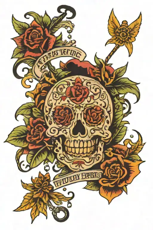 fortune favors those who dare tattoo design idea