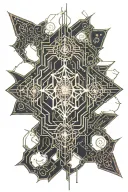 red spiderlily tattoo design idea