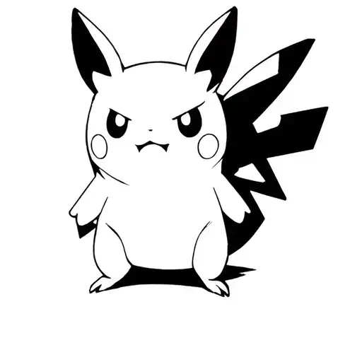 Pokemon characters tattoo design idea