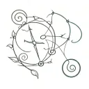 pisces and libra   tattoo design idea