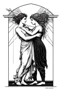 Orpheus And Eurydice, Eurydice being pulled back to haietis.  tattoo design idea