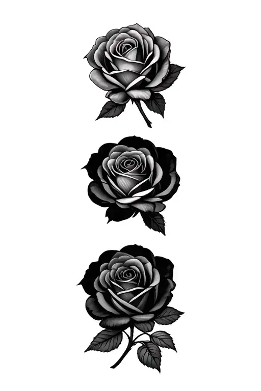 line drawing rose tattoo tattoo design idea