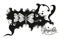 unforgettable written tattoo design idea