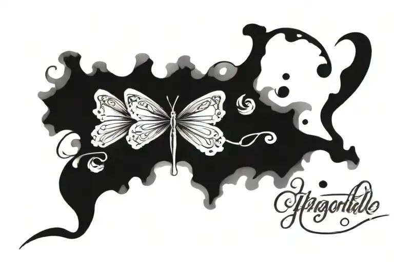 unforgettable written tattoo design idea