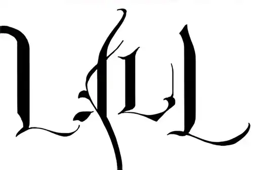 "LLL" tattoo design idea