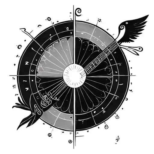 Circle Of Fifths tattoo design idea