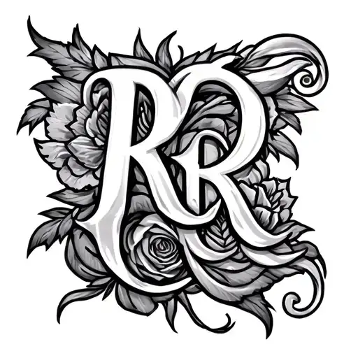 double R's Roman and rylee tattoo design idea