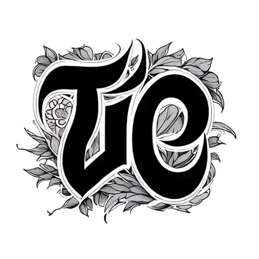 Two Word Ambigram Generator tattoo design idea