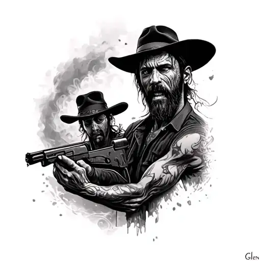 Glenn twd tattoo design idea