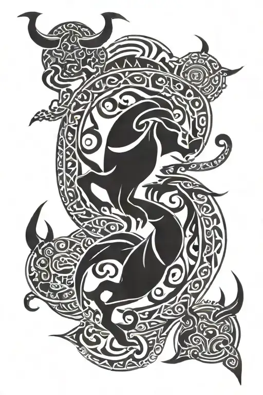 Taurus Scorpio Gemini tattoo design idea