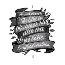 Bible Scripture tattoo design idea