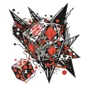 Dnd Dice tattoo design idea