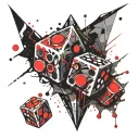 Dnd Dice tattoo design idea