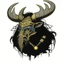 Cyberpunk, elden ring, vikings, physics tattoo design idea